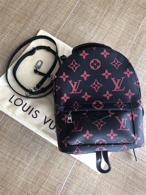 louis vuitton mini backpack black and red|Louis Vuitton small backpack women's.